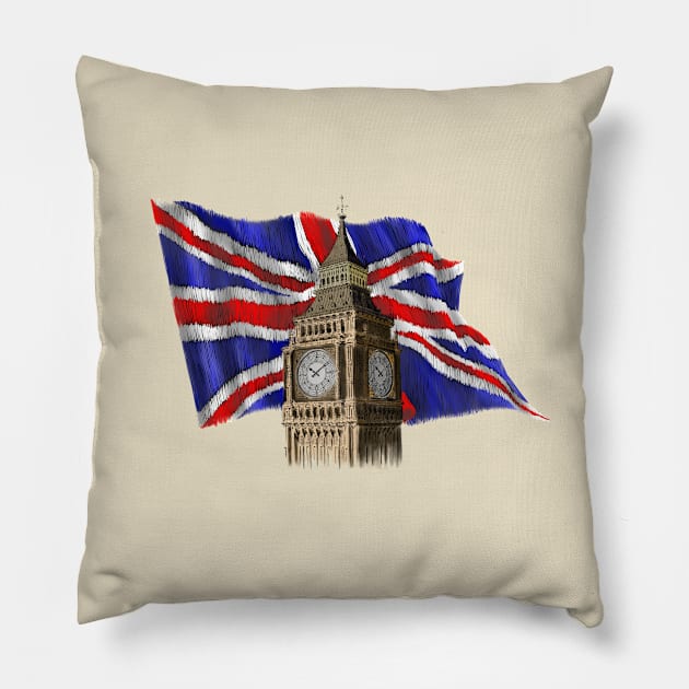 Great Britain Pillow by sibosssr