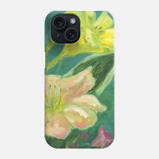 Lilies on Green Phone Case