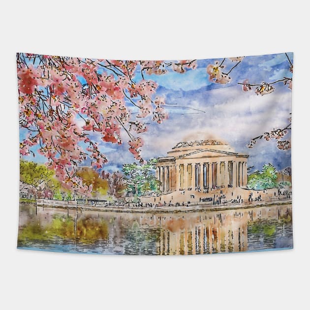 Washington DC Tapestry by siriusreno