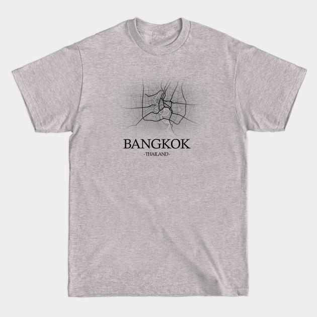Disover Bangkok City Map - Thailand Cartography - Bangkok - T-Shirt