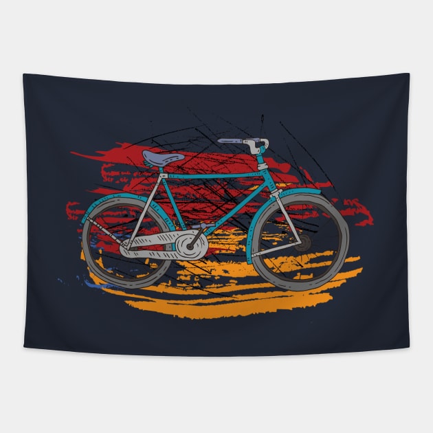 The Bike - Bicycle! Ridable Art! Tapestry by ddtk