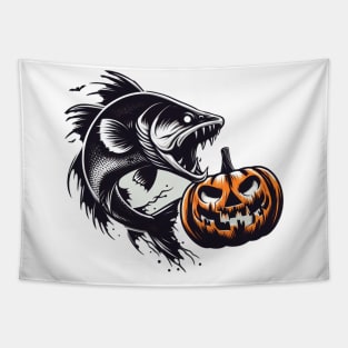 Halloween zander Tapestry