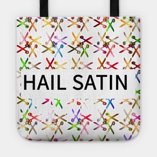 Hail Satin- scissors pattern - sewing Tote