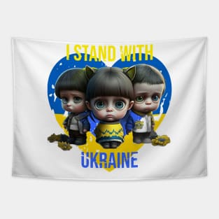 Children should not cry in Ukraine Tapestry