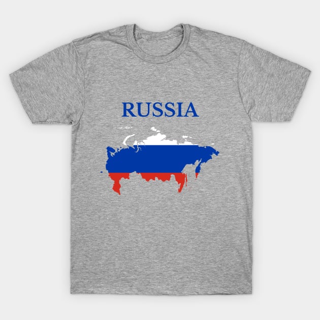 Russia Flag Map' Men's Hoodie