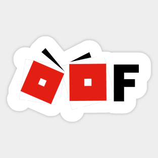 7012684 Roblox Oof Meme Funny Noob Gamer Gifts Idea Stickers for Sale