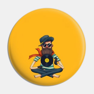 Vinyl Dude 02 Pin