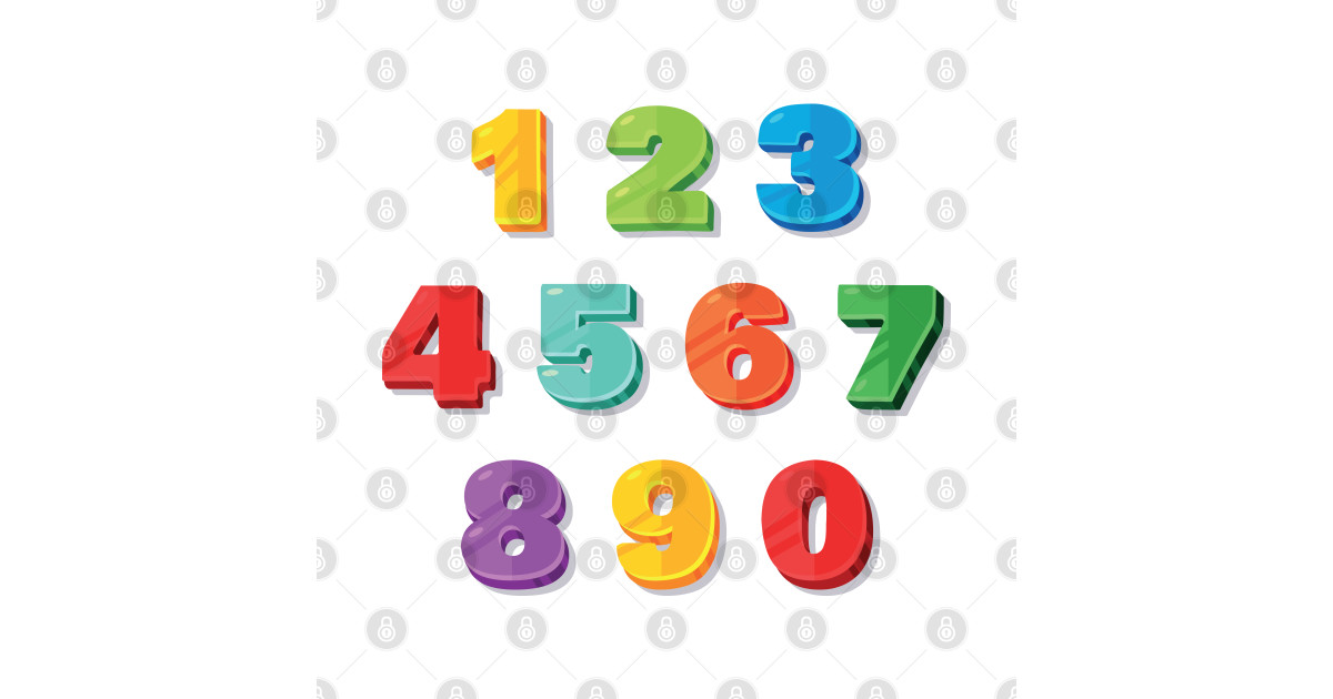 NumberBlocks Numbers T Shirt TeePublic