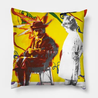 Alfred Jarry on a Bright Spring Day Pillow