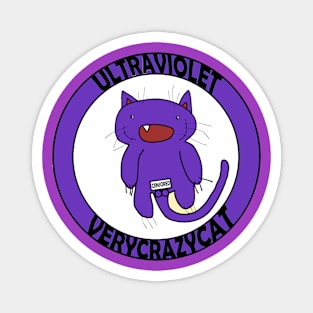 ULTRAVIOLET VERY CRAZY CAT Magnet