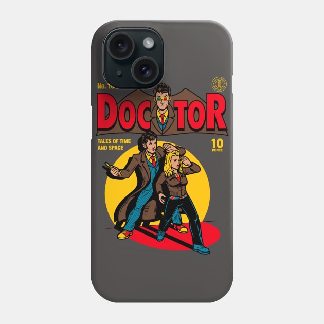 Doctor Comic Phone Case by harebrained