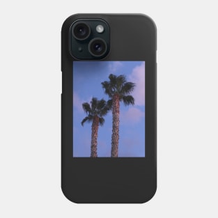 Two Palm Trees at Night Phone Case