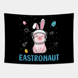 Eastronaut Pig Astronaut Easter Day Tapestry