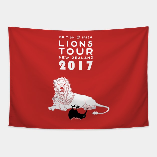 Lions Rugby Tour 2017 Tapestry by atomguy