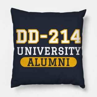 Patriotic DD-214 University Alumni Pillow