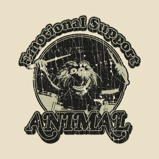 VINTAGE - Emotional Support Animal by maskangkung