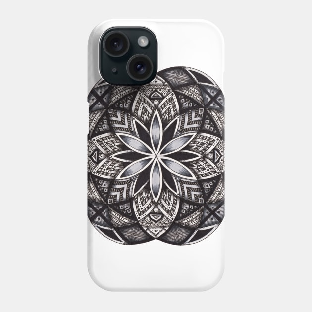 Mandala 5 Phone Case by Litedawn