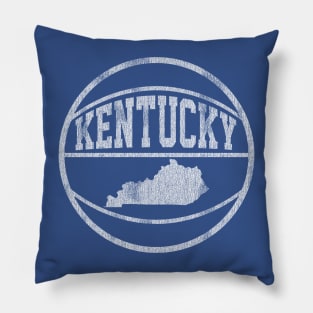 Kentucky Retro Basketball Pillow