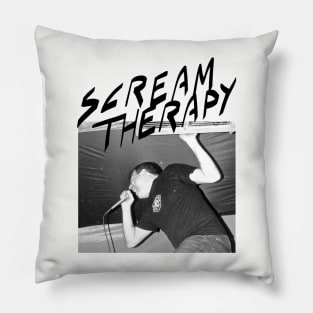 Scream Therapy Screamer block design Pillow