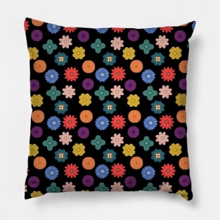 Colorful flower pattern Pillow