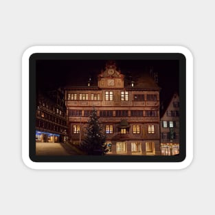 Tübingen town hall at night Magnet