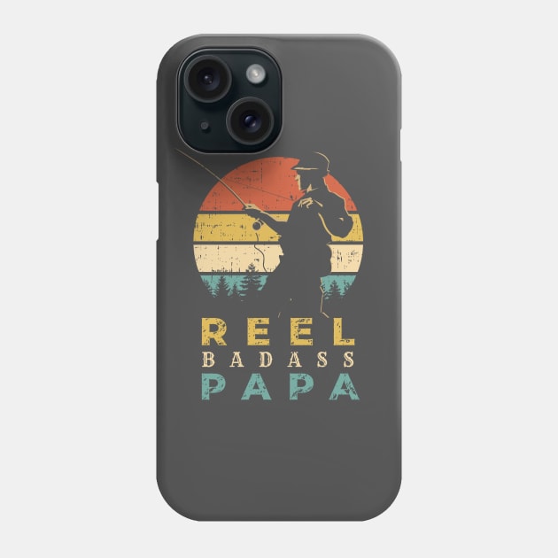 Reel Badass Papa Phone Case by dan89