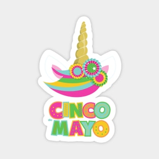 Cinco De Mayo, Unicorn, Unicorn Horn, Holiday Magnet