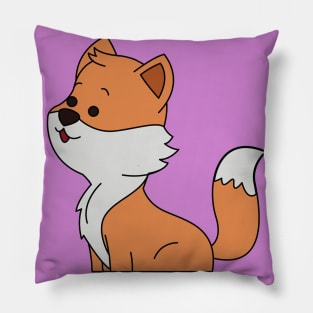 Cute Stuff Fox Furry Eyes Adorable Ears Pillow