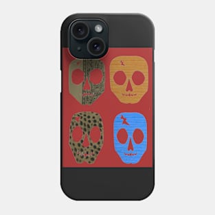 4 skulls Phone Case