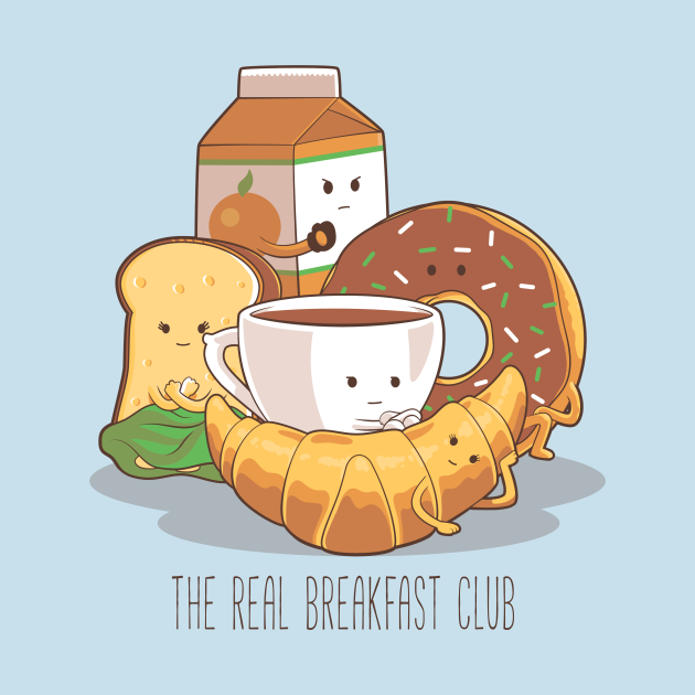 Discover The Real Breakfast Club - Cute - T-Shirt