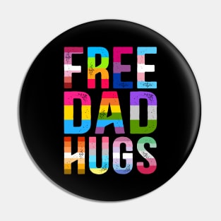 Free Dad Hugs Pin