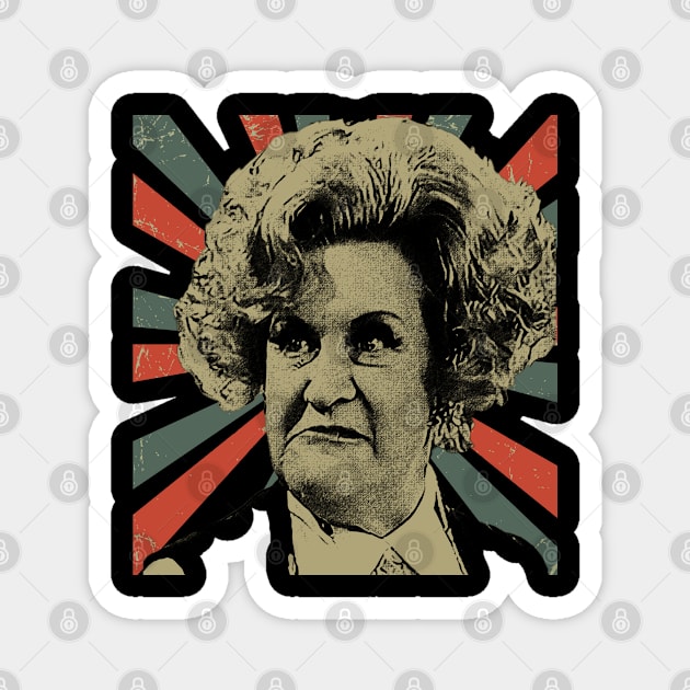 Mrs Slocombe || Vintage Art Design || Exclusive Art Magnet by Setipixel