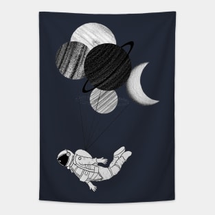 Flying Astronaut Tapestry