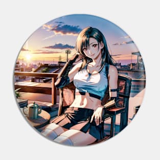 sunset tifa Pin