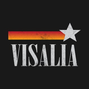 Visalia California Vintage-Style T-Shirt