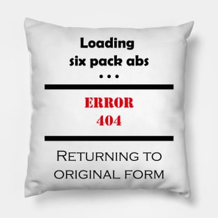 Loading six pack abs Pillow