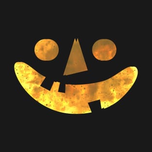 Pumpkin Face Crazy Halloween Pumpkin Jack-O Lantern - Toothy Grin - Scary Glow Smile T-Shirt