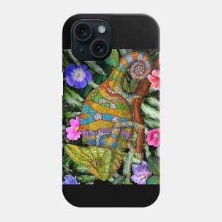 Veiled Chameleon Phone Case