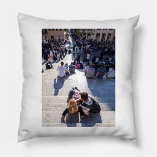 Spanish Stairs Pillow