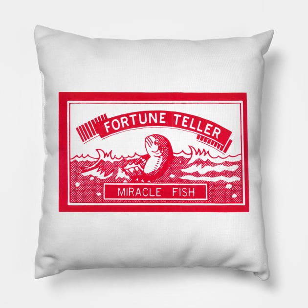 The Fortune Telling Fish Pillow by spyderfyngers