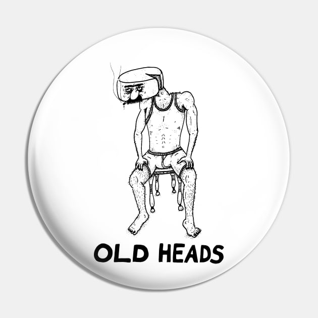 Cheese Cop Pin by Old Heads