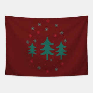 Christmas Trees Tapestry