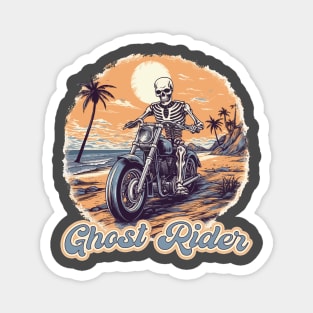 Skull Biker Magnet