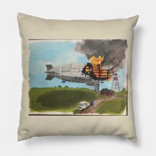 Dirigible Debacle Pillow