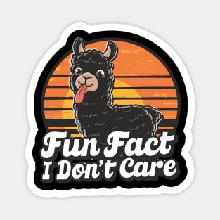 llama fun fact i dont care Magnet