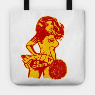 Retro Kansas City Cheerleader Tote