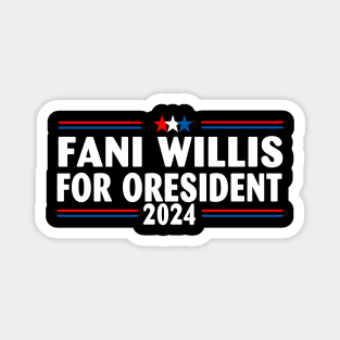 Fani WIllis For President 2024 Magnet