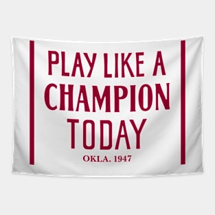Play Like a Champion Today Tapestry