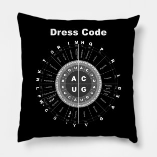 Amino Acid Science Dress Code Science Geek Pillow