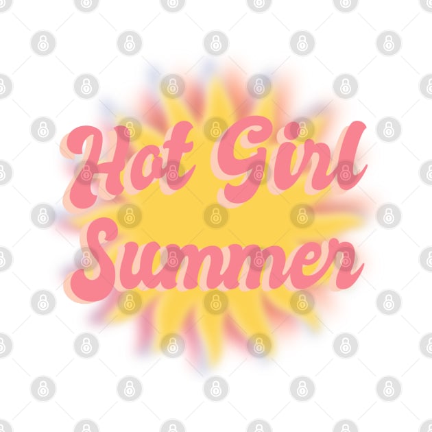 hot girl summer sun - large by JuneNostalgia